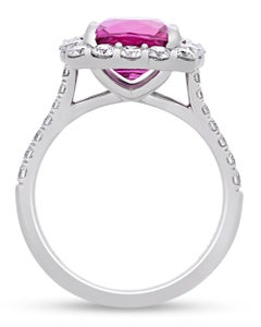 Purplish-Pink Sapphire Ring, 4.41cts