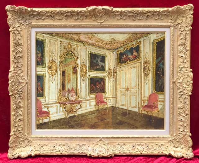 Pudding Landscape SH Lee - “Formal Tablescape Dessert” For Sale at 1stDibs