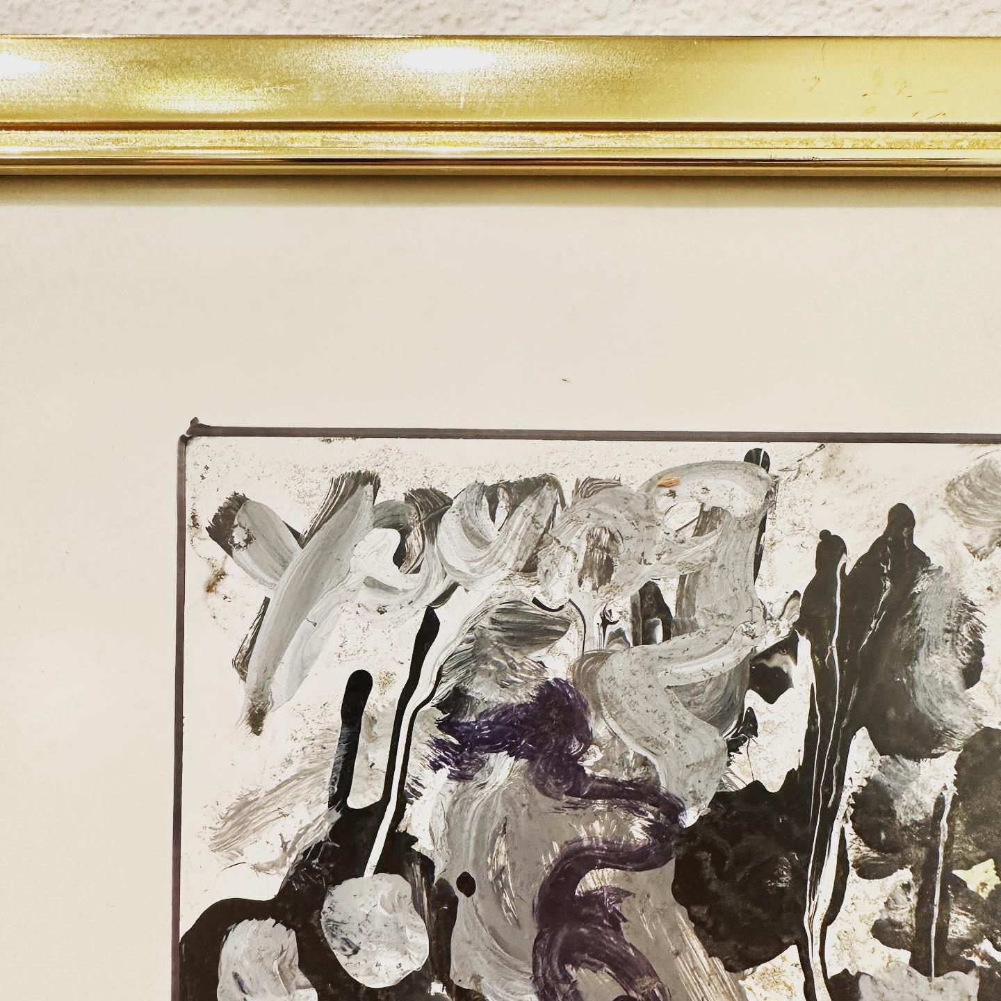 Purvis Young (1943-2010) Pittura astratta, anni '90 circa in vendita 3