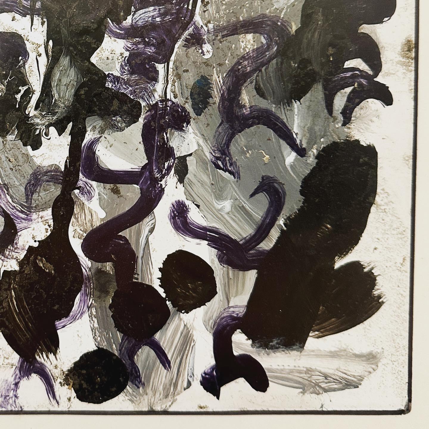 Purvis Young (1943-2010) Pittura astratta, anni '90 circa in vendita 2