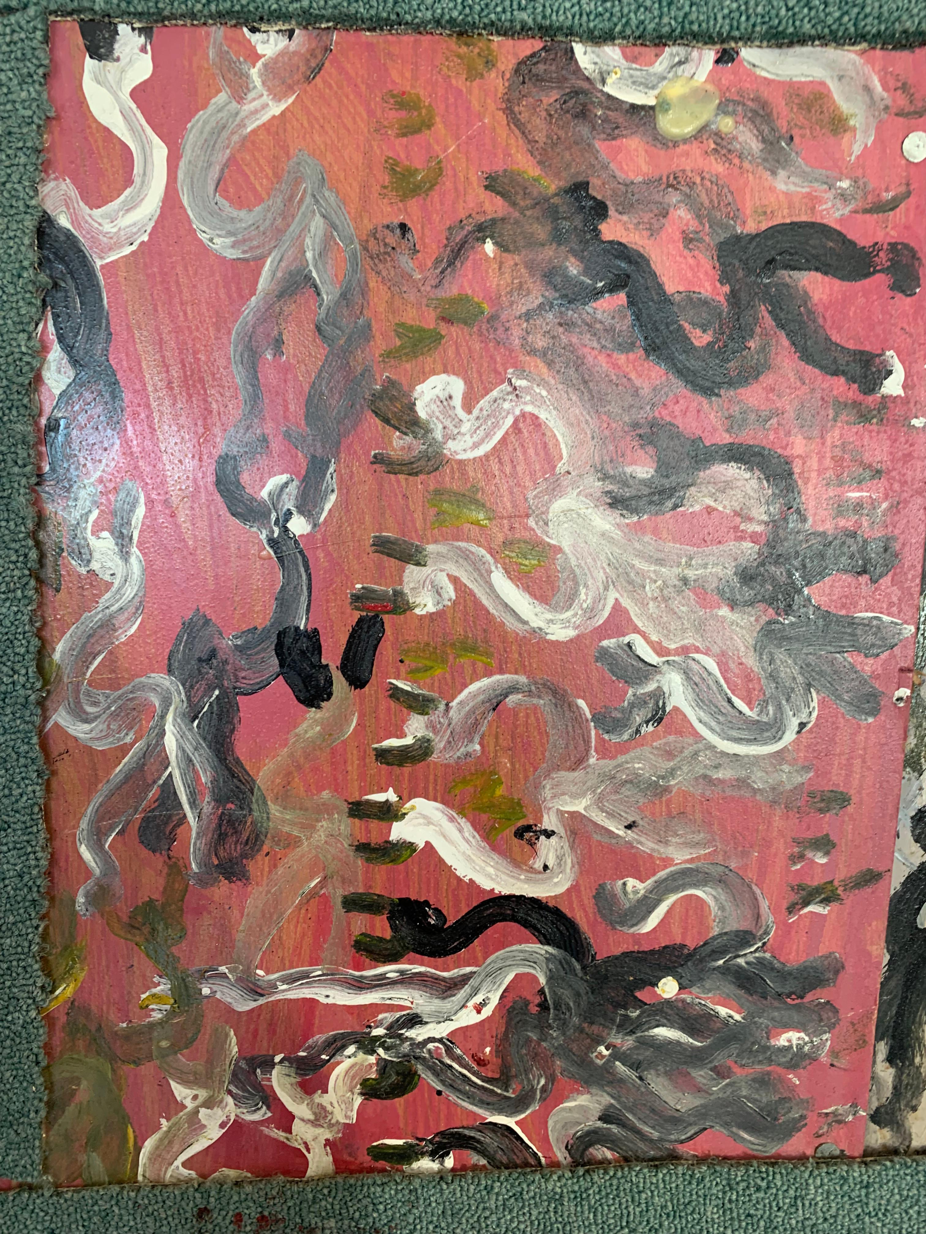 Collage 1994 - 1996 - Painting Contemporáneo de Purvis Young (1943 - 2010)