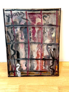 Purvis Young (1943-2010), Sans titre (Assemblage de fenêtres)