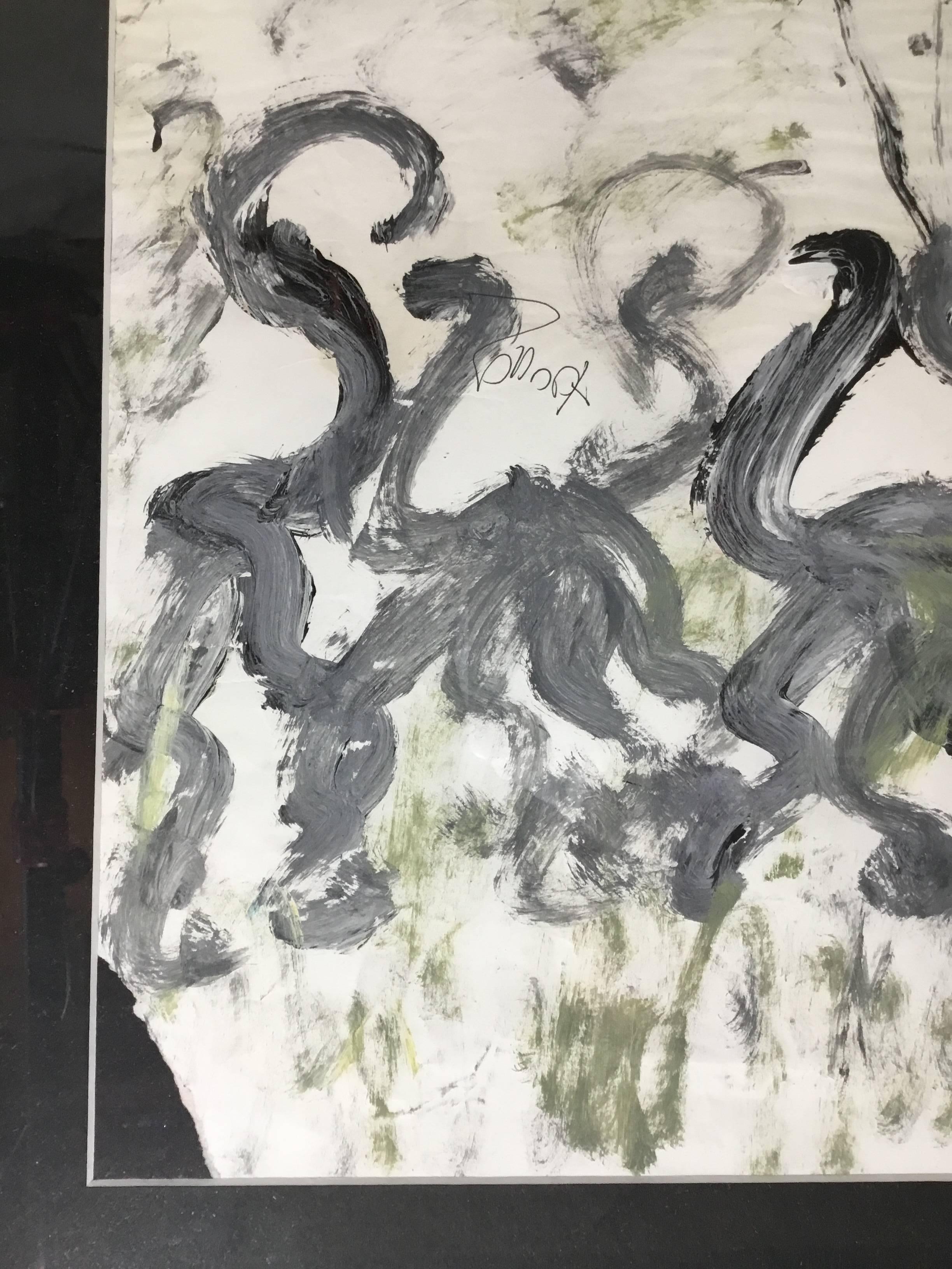 Purvis Young Abstract on Paper, 1980s 3