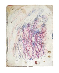 Congregación (original en técnica mixta sobre papel)