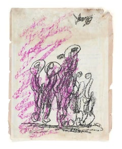 Drifters (original mixed media on paper)