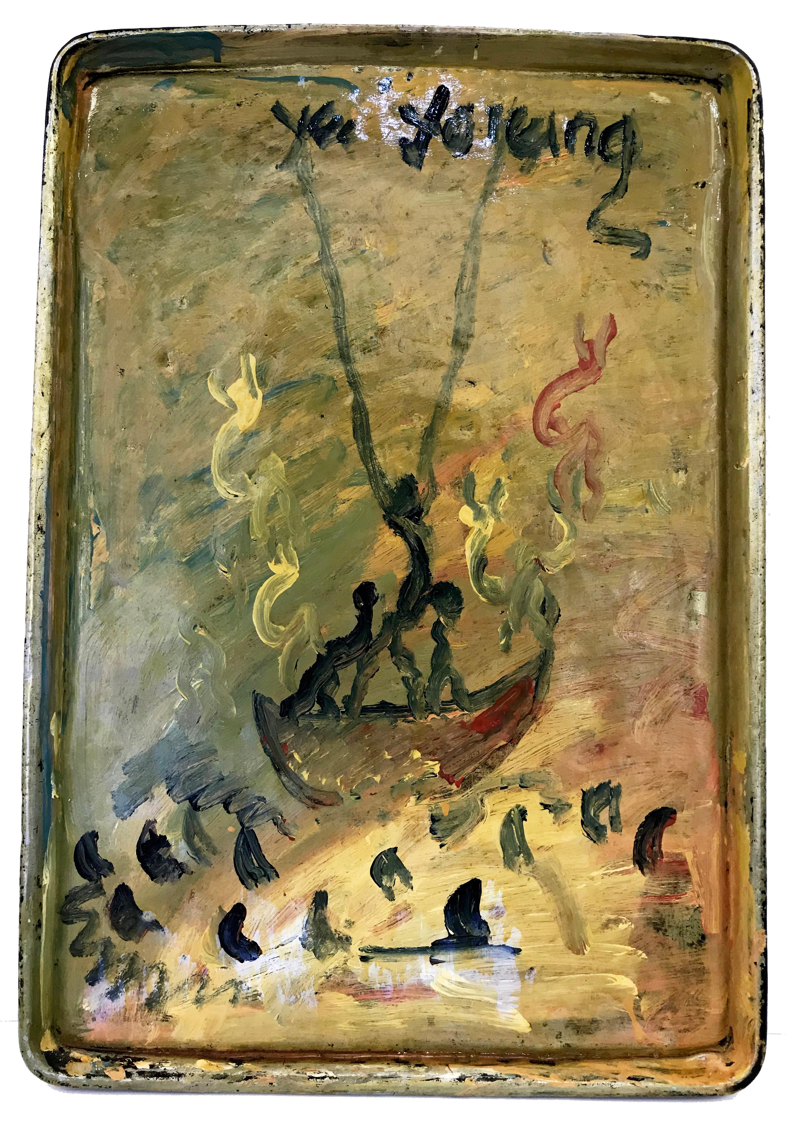 FINAL VOYAGE (PAINTING ON TRAY)
