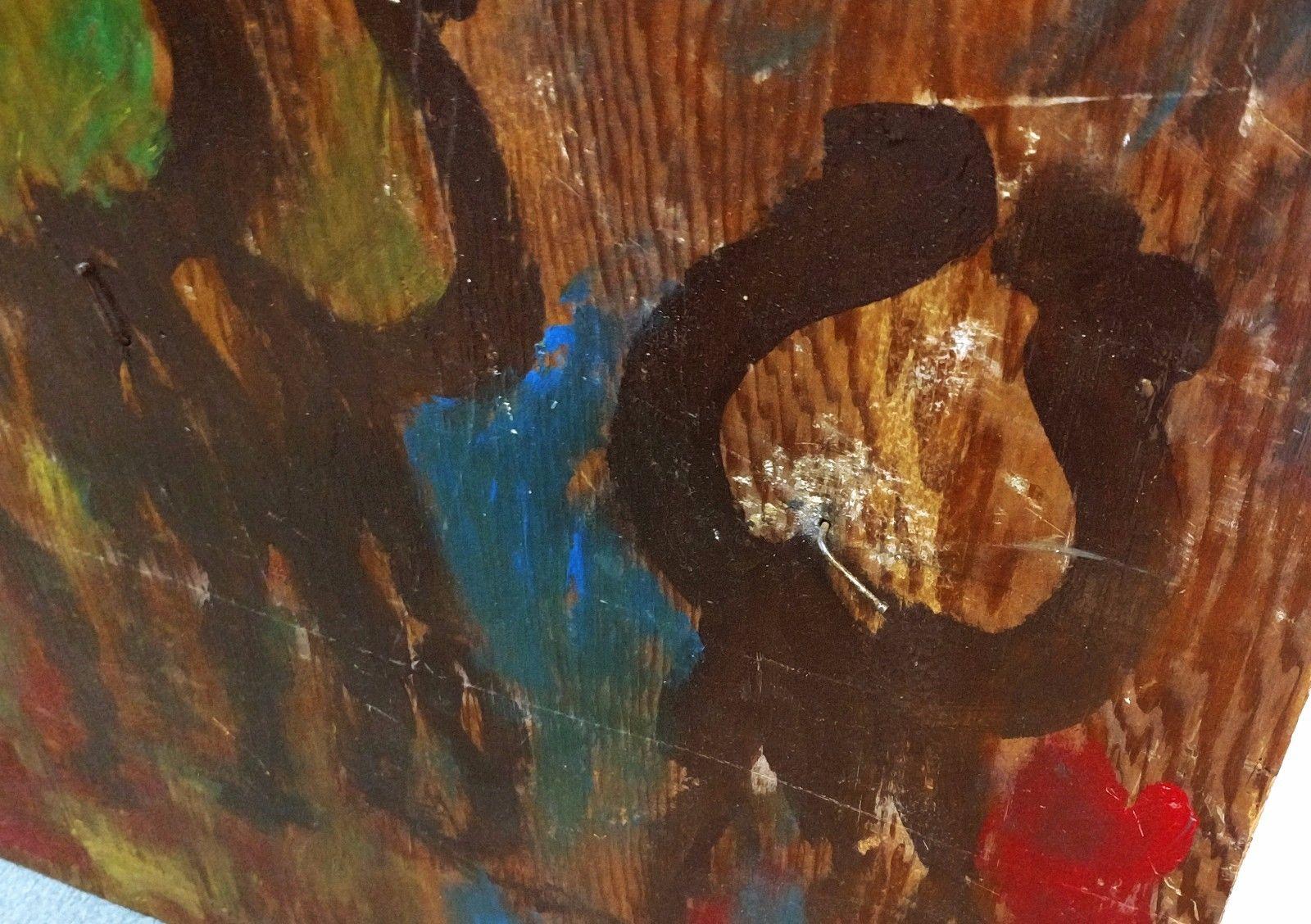 Técnica mixta original sobre madera.  Firmado a mano en el anverso por el artista.  

La obra está en excelente estado. Certificado de autenticidad incluido.  Se tendrán en cuenta todas las ofertas razonables.