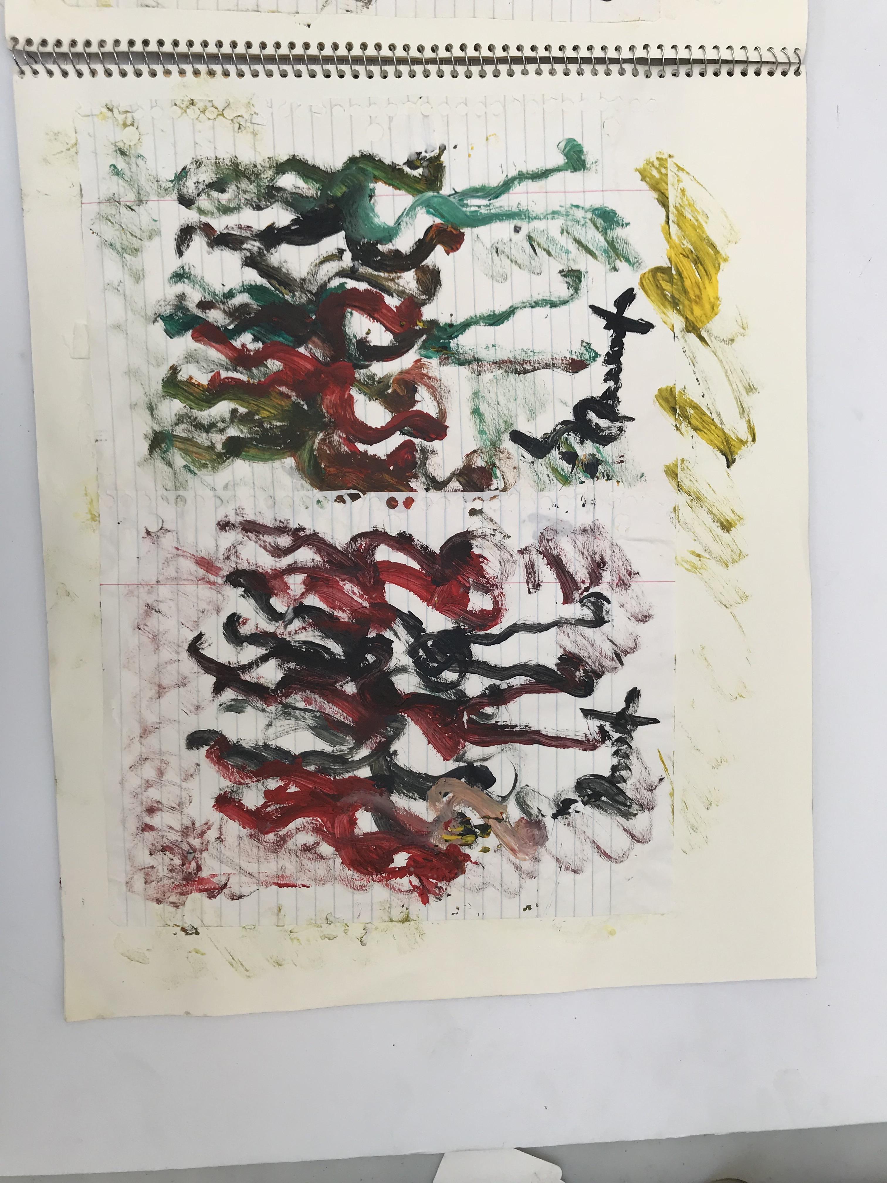 Purvis Young, Skizzenbuch ohne Titel, ca. 1990 4