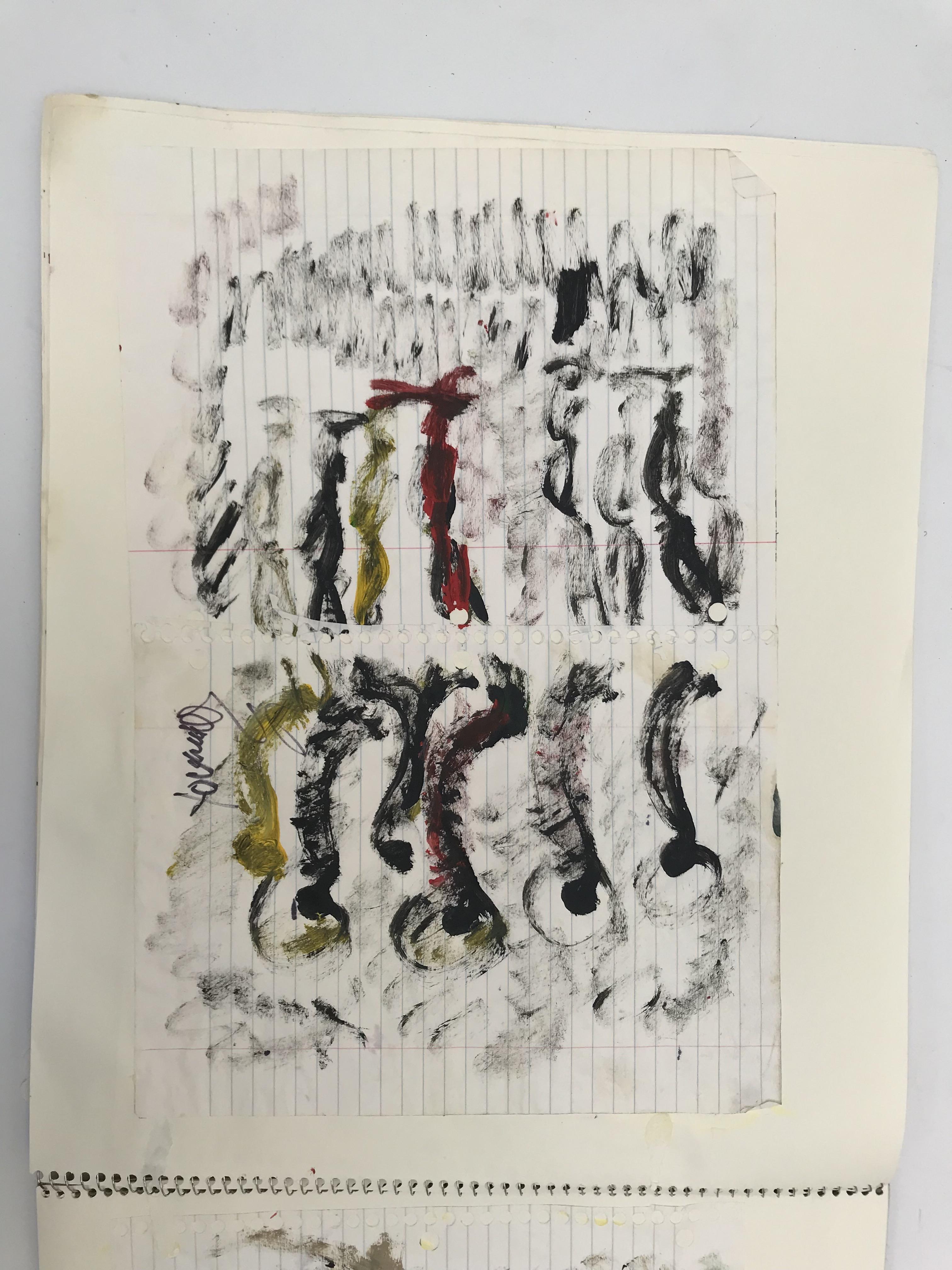 Purvis Young, Skizzenbuch ohne Titel, ca. 1990 5