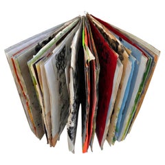 Purvis Young Original One-of-a-Kind Paintings Book 60+ Works, 23x19 Outsider Art