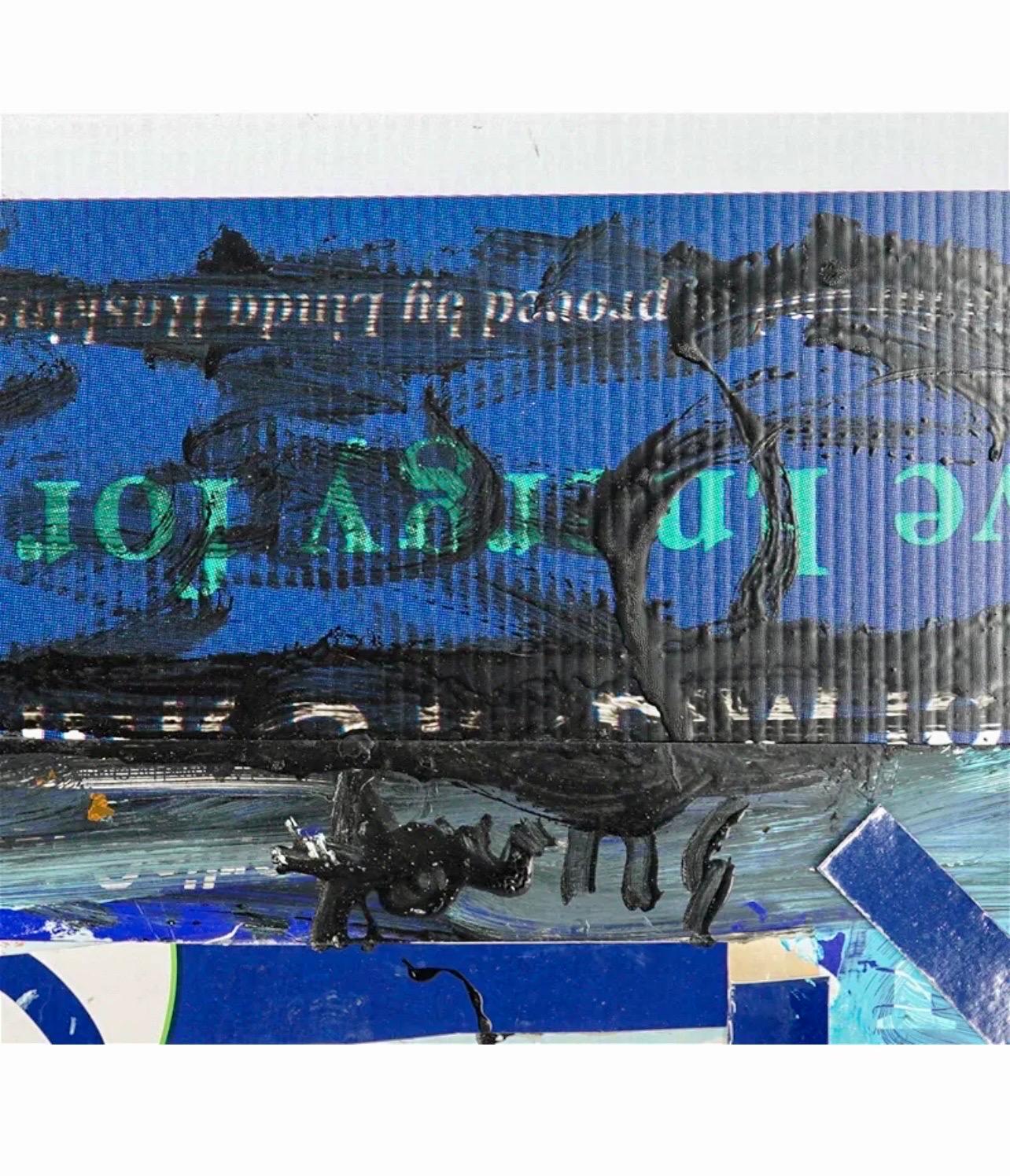 Large Collage Painting Miami Outsider Artist Purvis Young Abstract Outsider Art 4