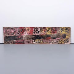 Large Purvis Young Painting, Estate of the Artist, 93"W