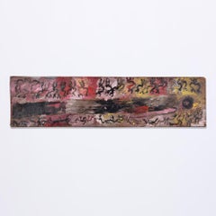Grande dipinto di Purvis Young, proprietà dell'artista, 93 "L