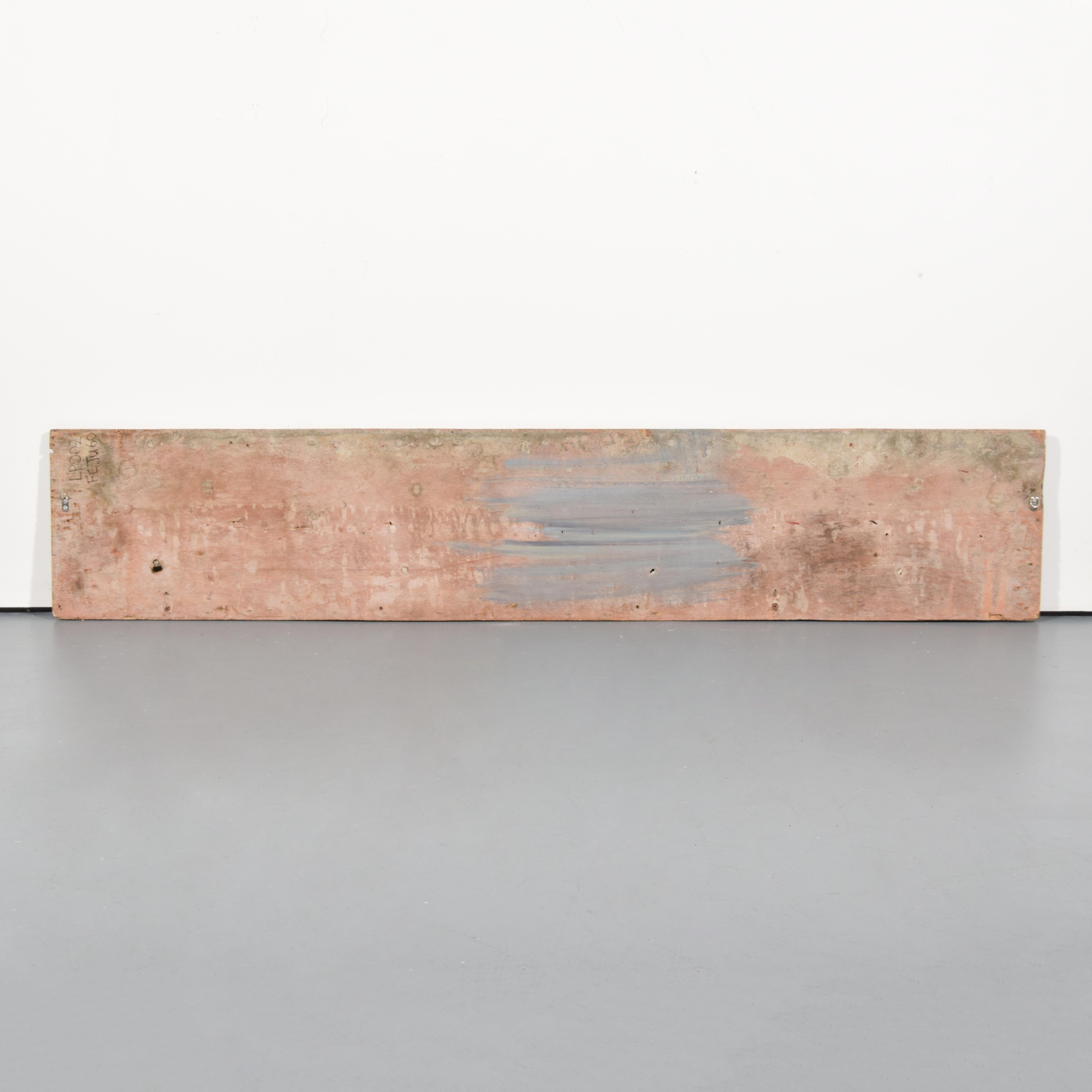 Grande peinture de Purvis Young, succession de l'artiste, 96