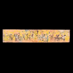 Large Purvis Young Painting, Estate of the Artist, 96"W