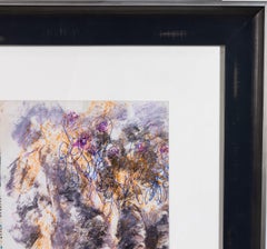 Purvis Young Beidseitig signierte Original-Mischtechnik-Zeichnung