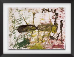 Purvis Young Original Untitled Insect Painting with Foundation COA