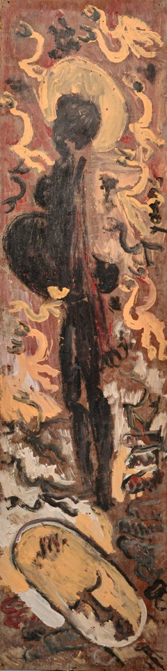 Peinture Purvis Young, succession de l'artiste, 96 po.