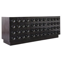 PUSH MY CREDENZA TABLE - Black Oak Glaze SHO MODERN