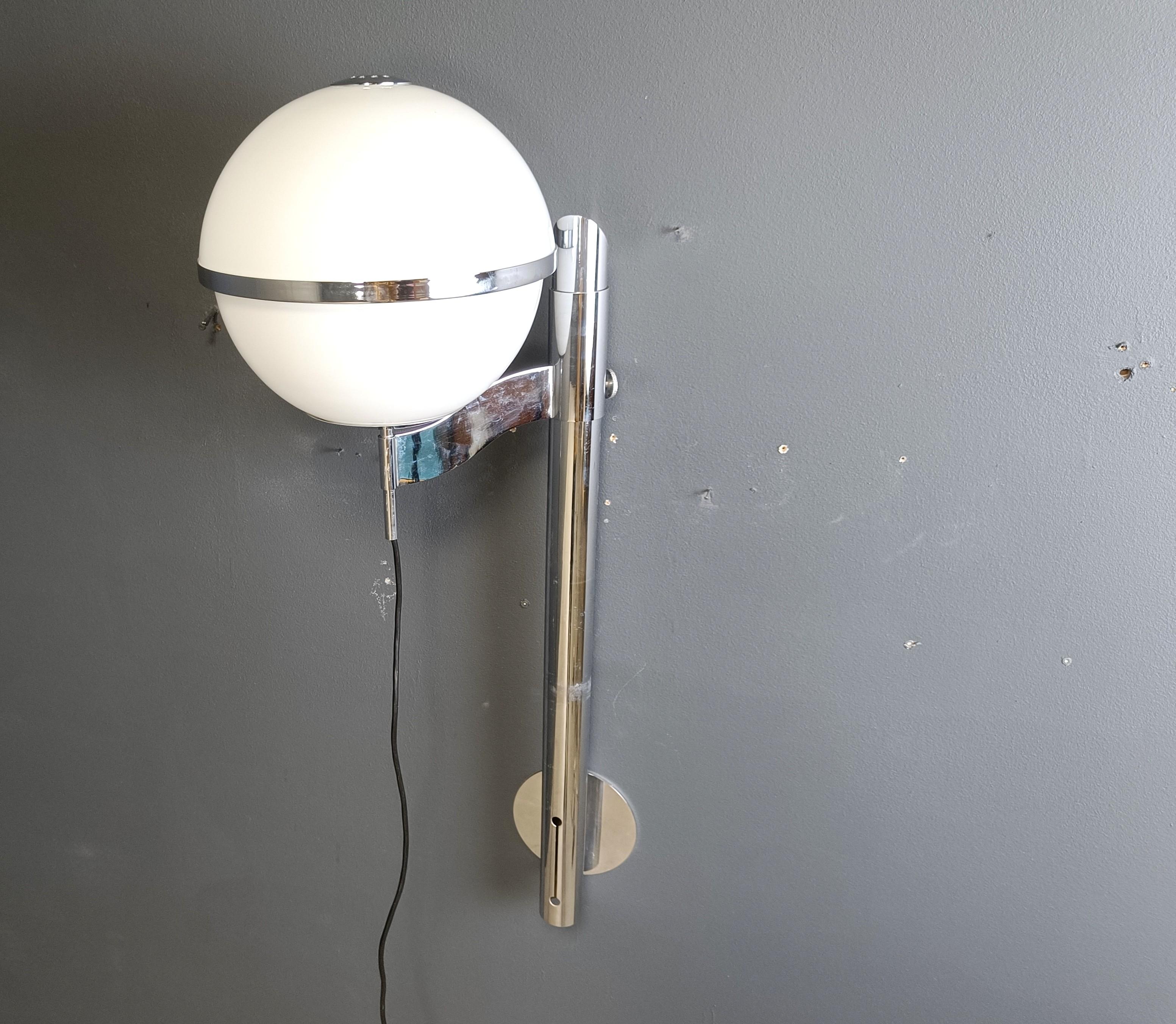 Lámpara Pusicona de Franco Milletti para Artemide, años 60 Vidrio en venta