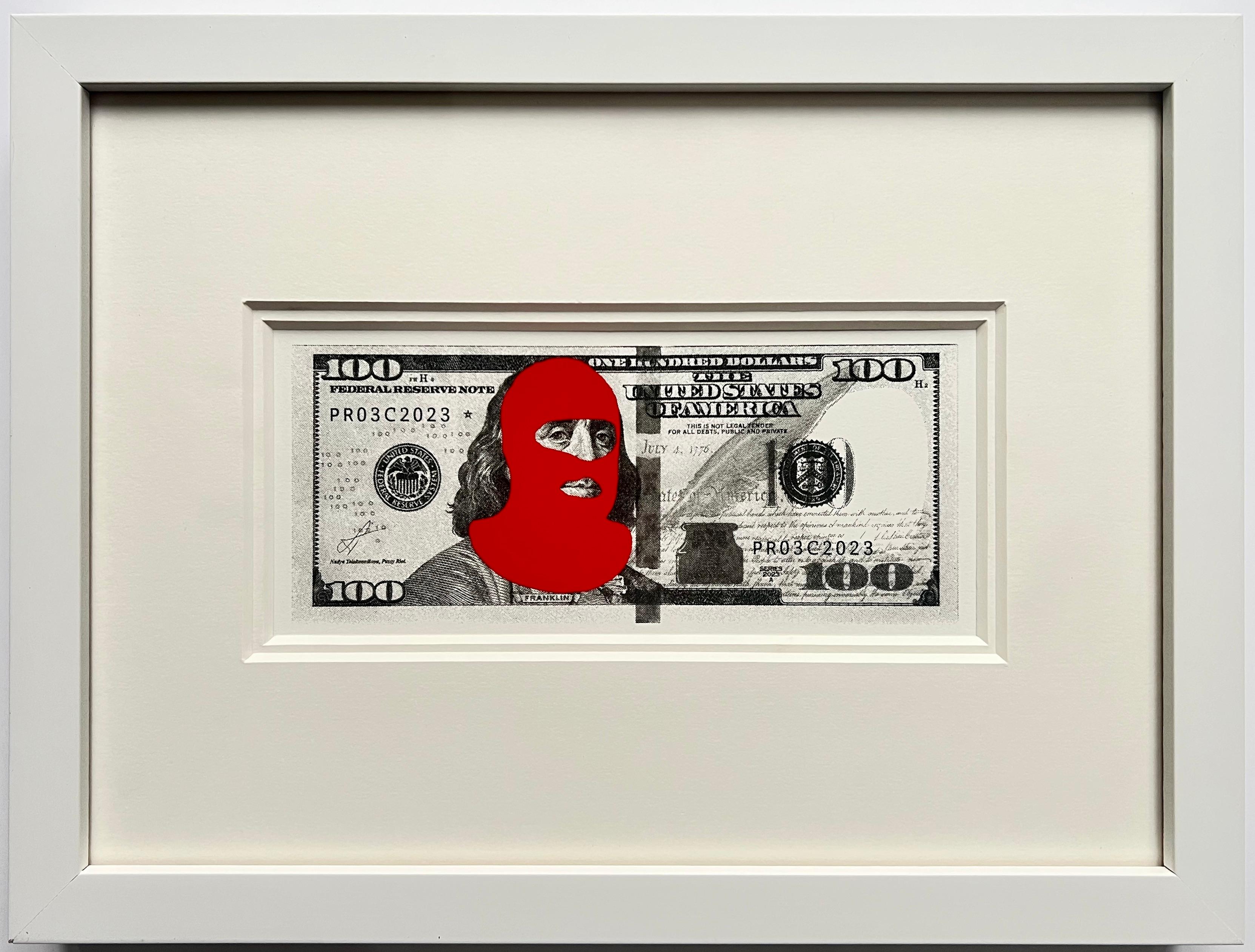 Pussy Riot $100 Bill Giclée Print, Framed, Edition 2/150