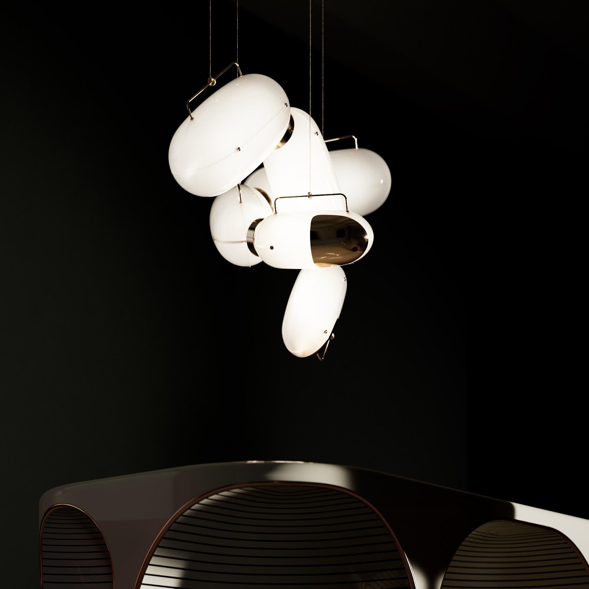 Russian Put Up Put Up Pendant Lamp by Taras Yoom For Sale