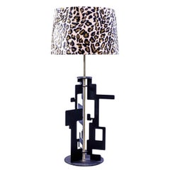 Puzzle Bronzed Table Lamp by Egg Designs