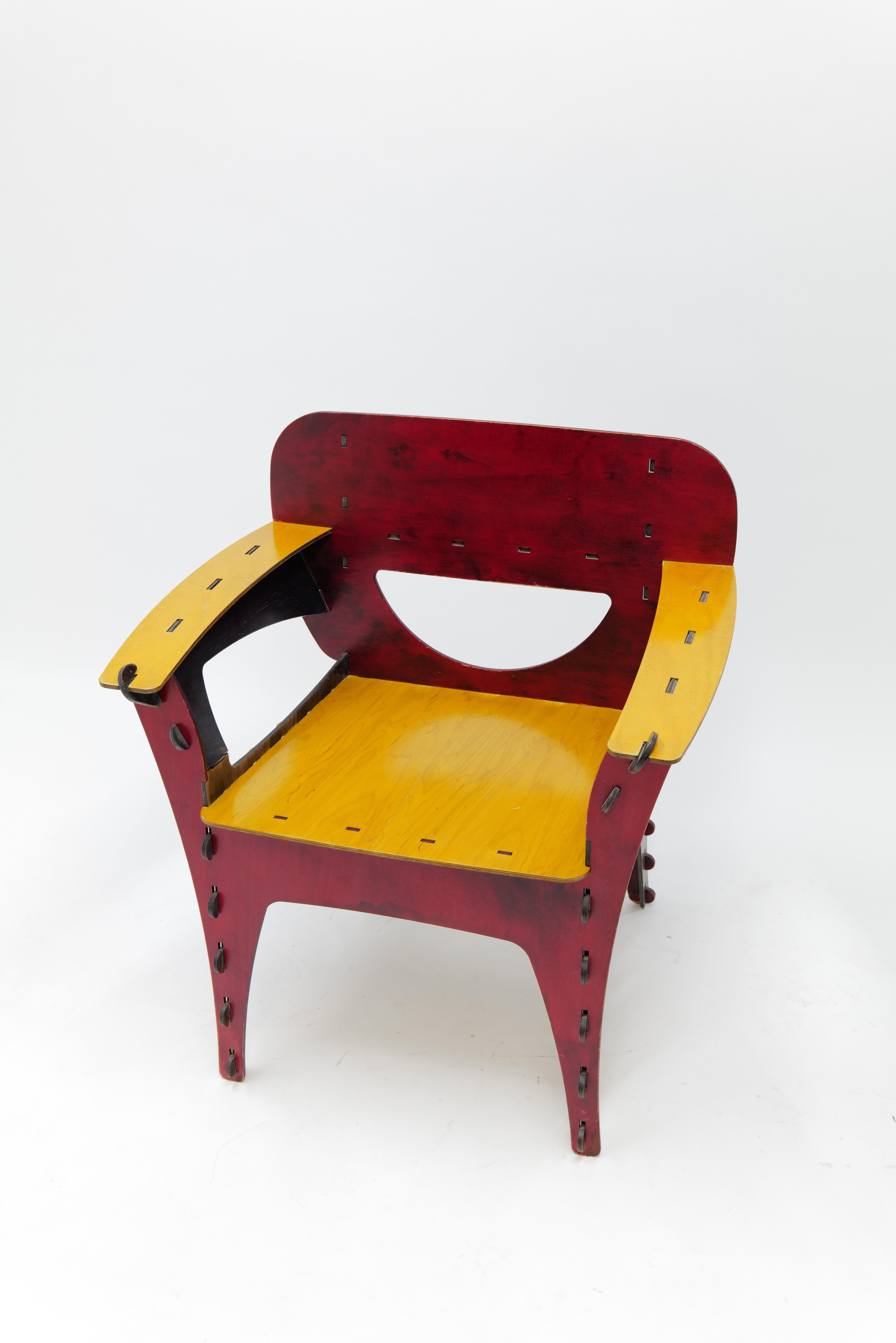Silla y mesa puzzle de David Kawecki Madera en venta