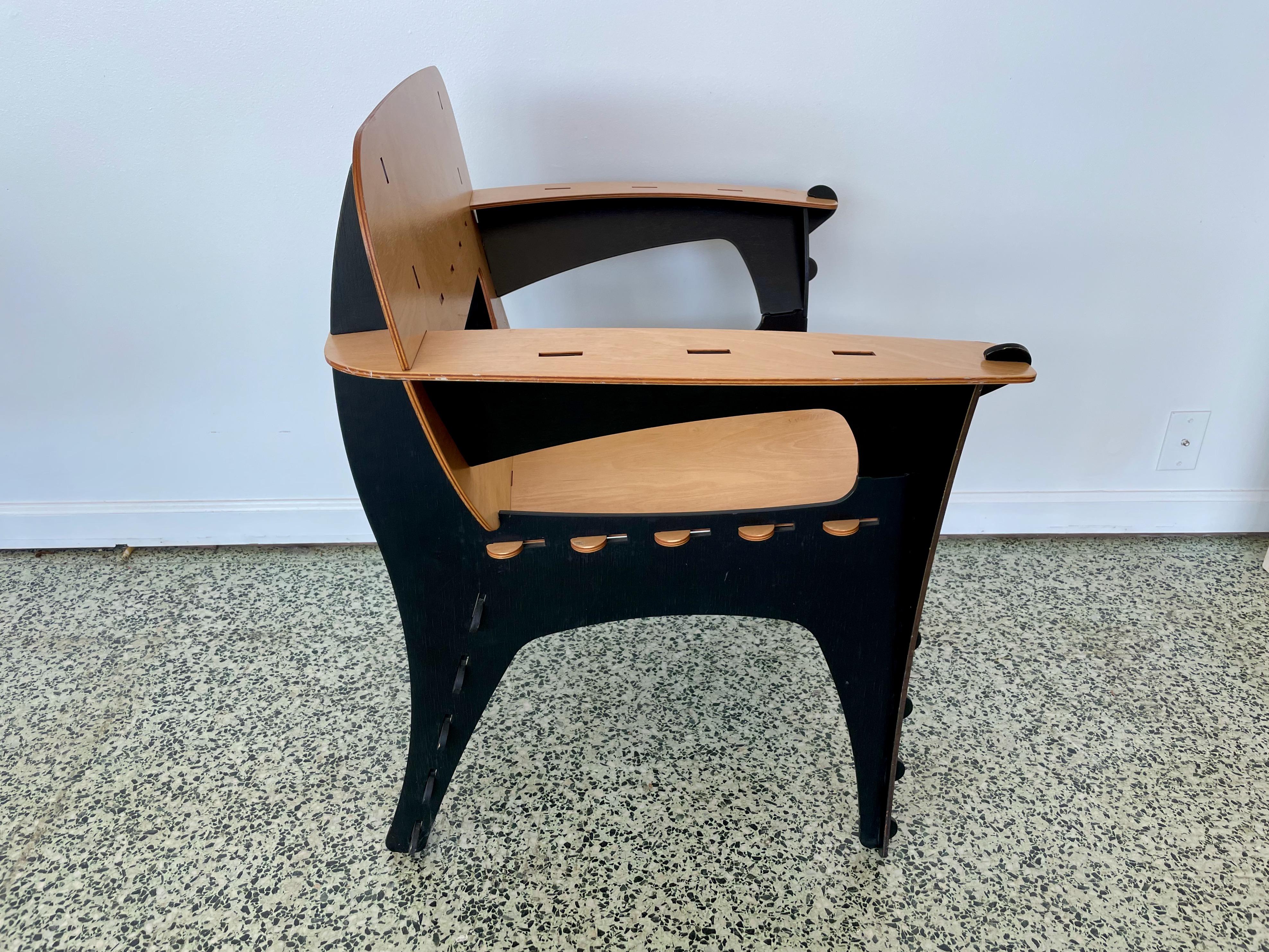 Plywood Puzzle Chair by David Kawecki