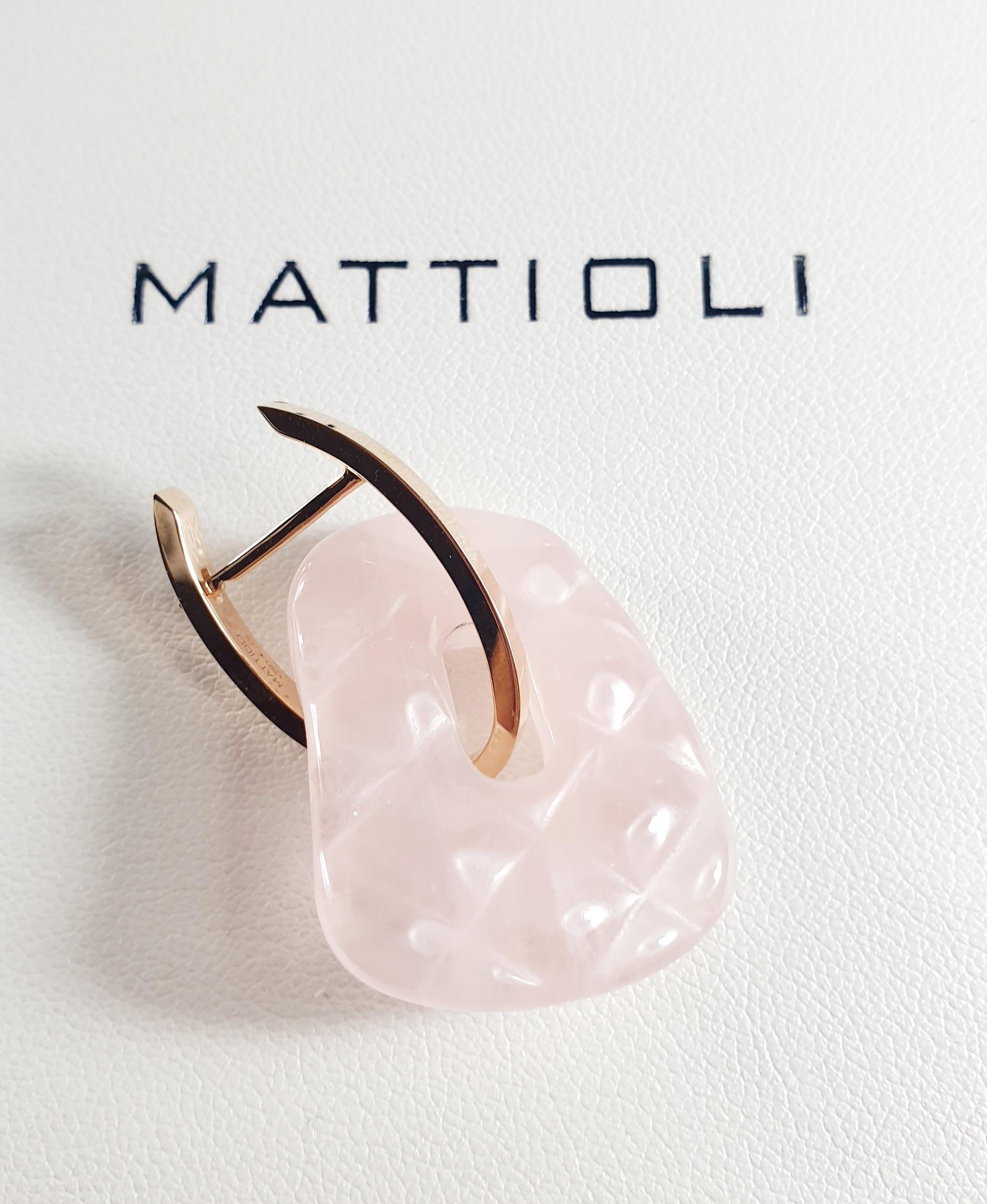 Puzzle matellassè medium earrings 18k gold with onyx, quartzite and acquamarine In New Condition For Sale In Bilbao, ES