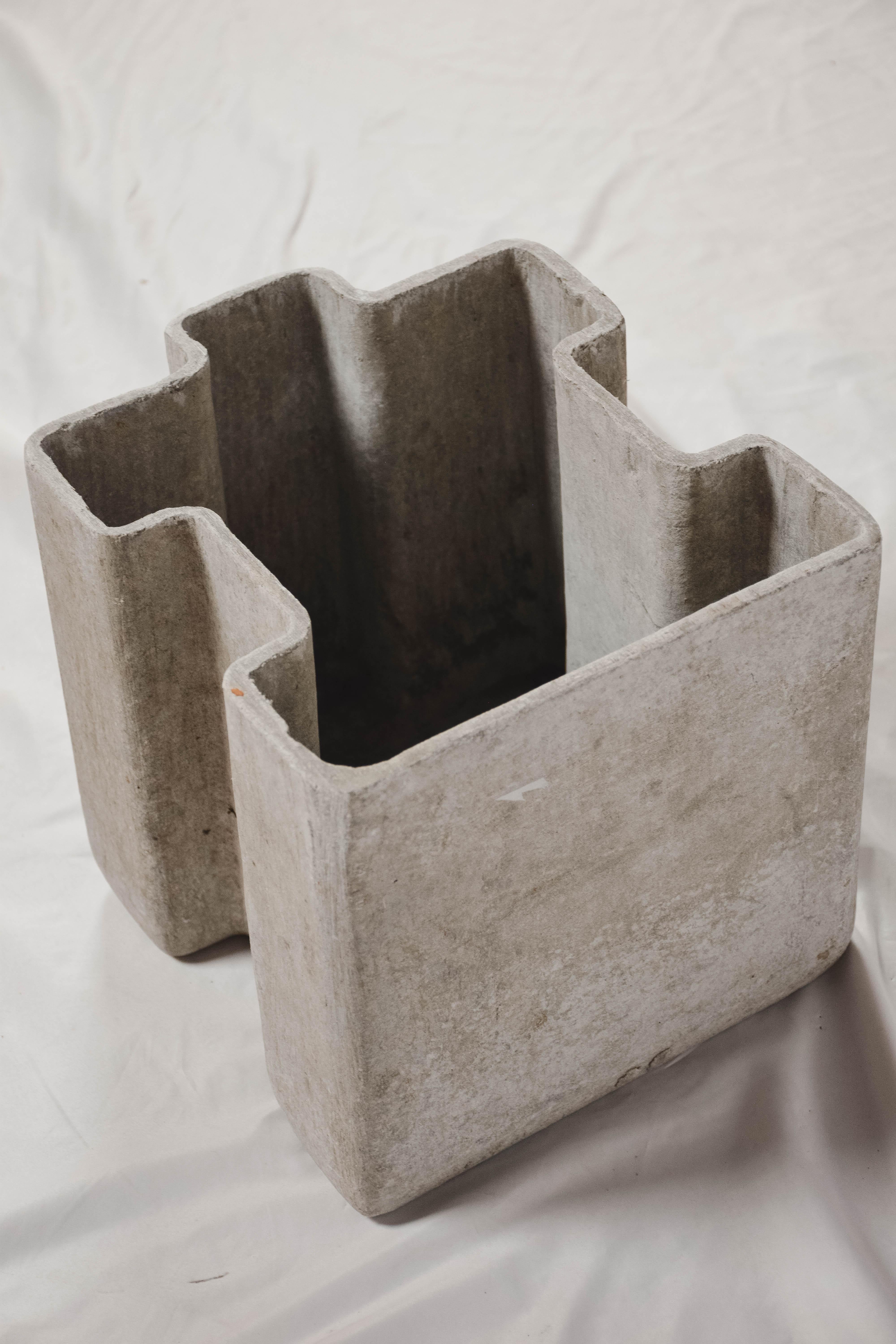 Modern Puzzle Planter by Swiss Architect Willy Guhl
