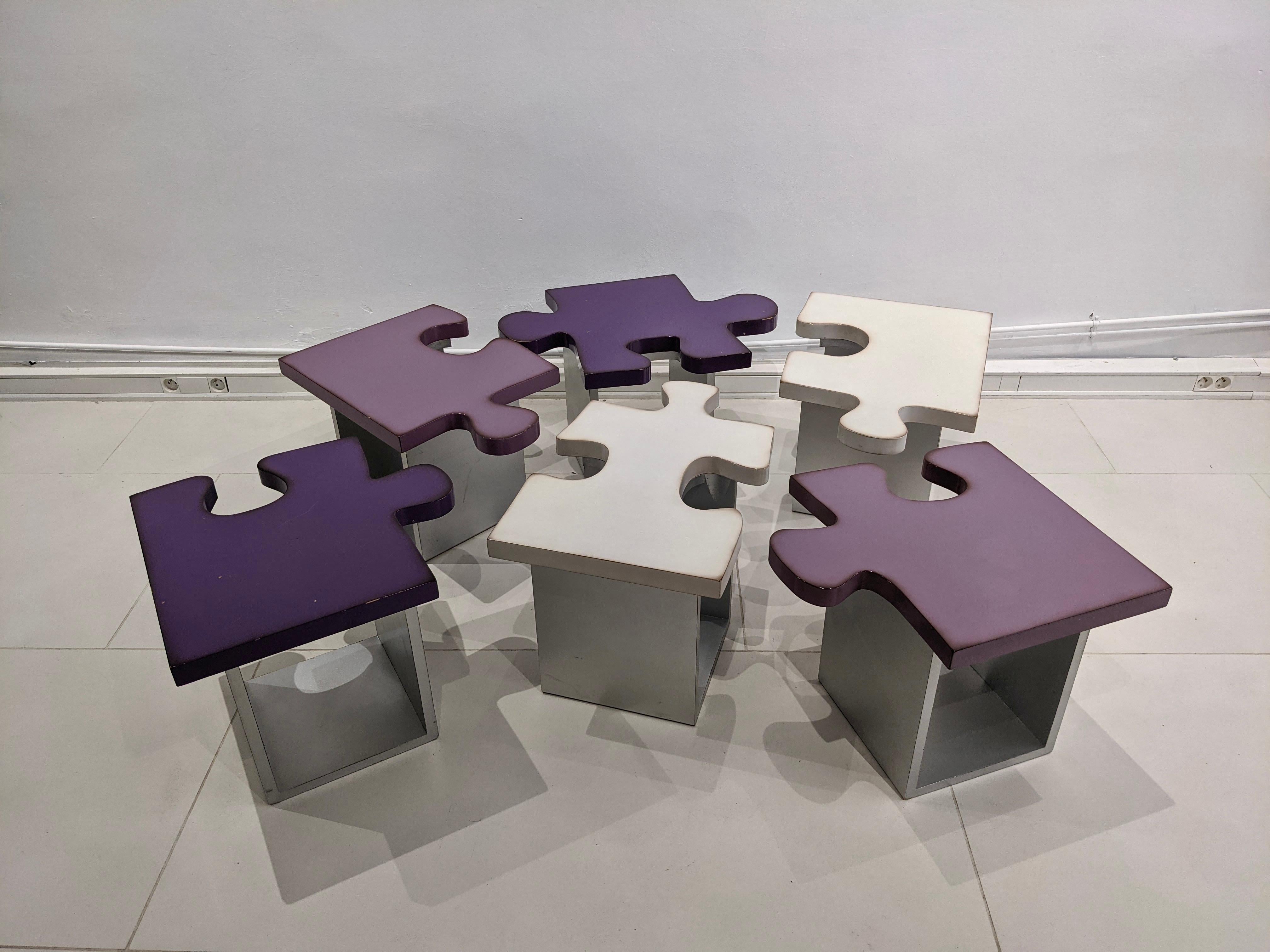 Puzzle-Tisch (Moderne der Mitte des Jahrhunderts) im Angebot