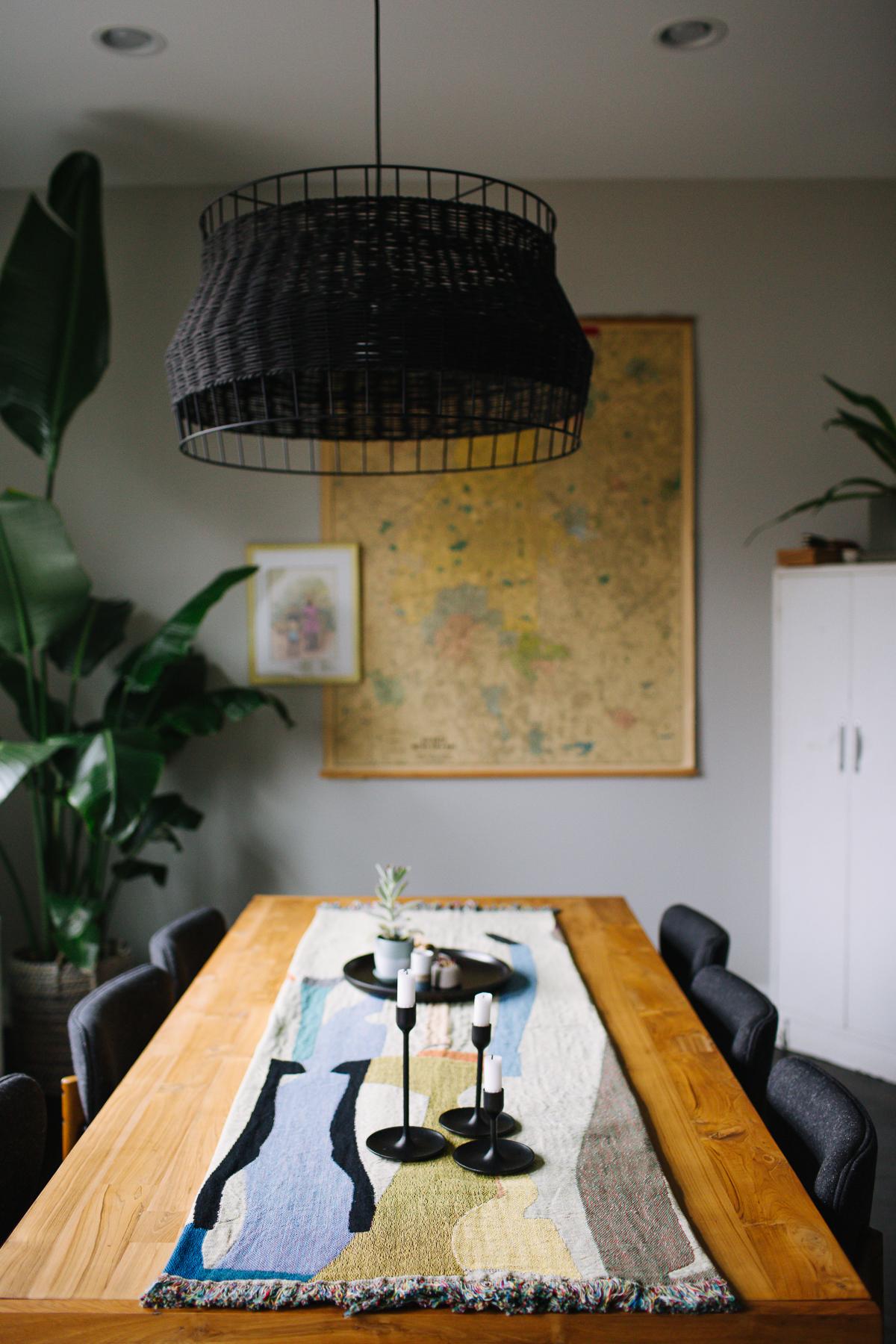 American Puzzle Woven Throw by Studio Herron For Sale