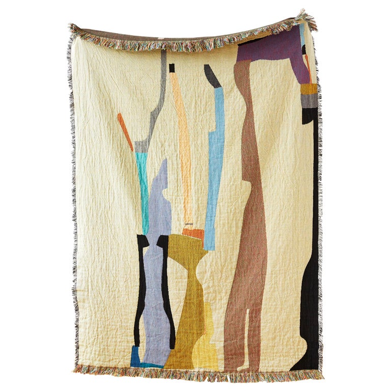 Puzzle Woven Throw by Studio Herron For Sale at 1stDibs