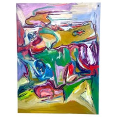 "Puzzled" di Bissy Riva Pittura contemporanea olio su tela