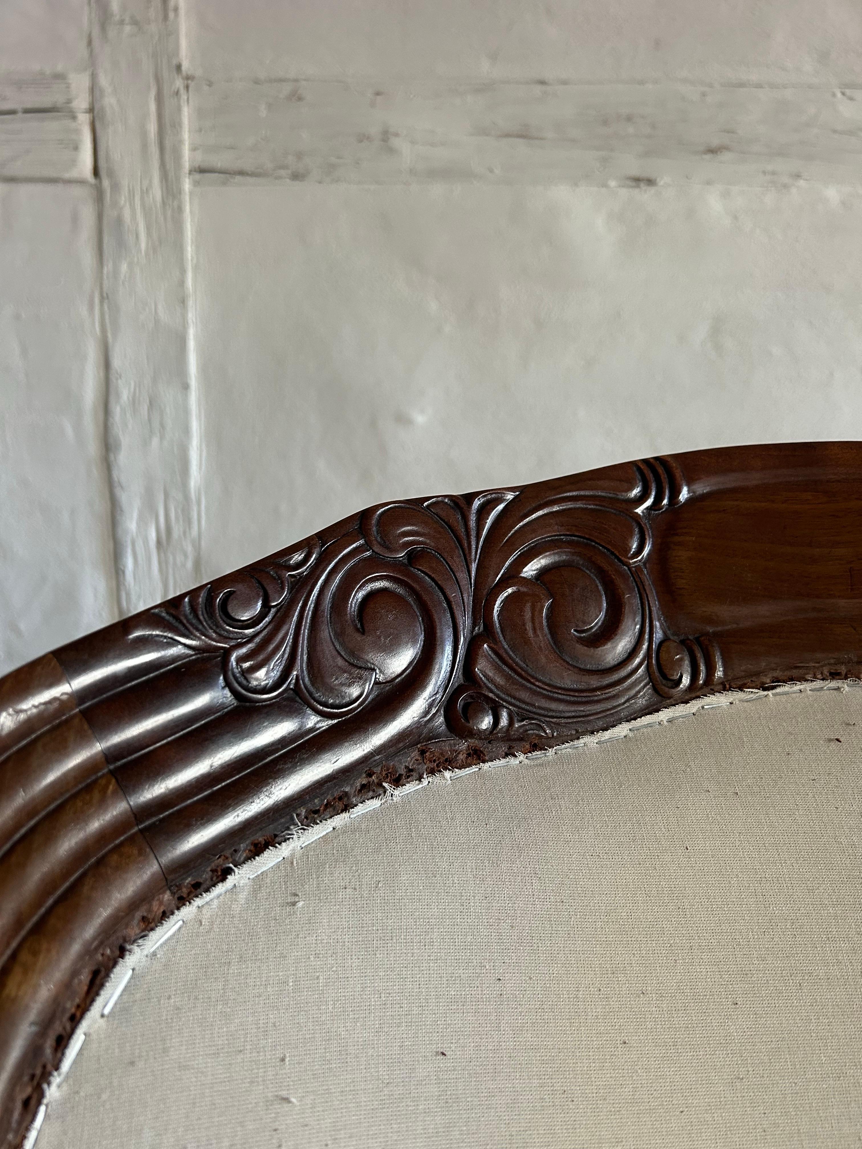 P.V. Jensen-Klint Lounge Chair in Mahogany, Aarhus Landsudstilling, 1909 In Good Condition For Sale In Valby, 84