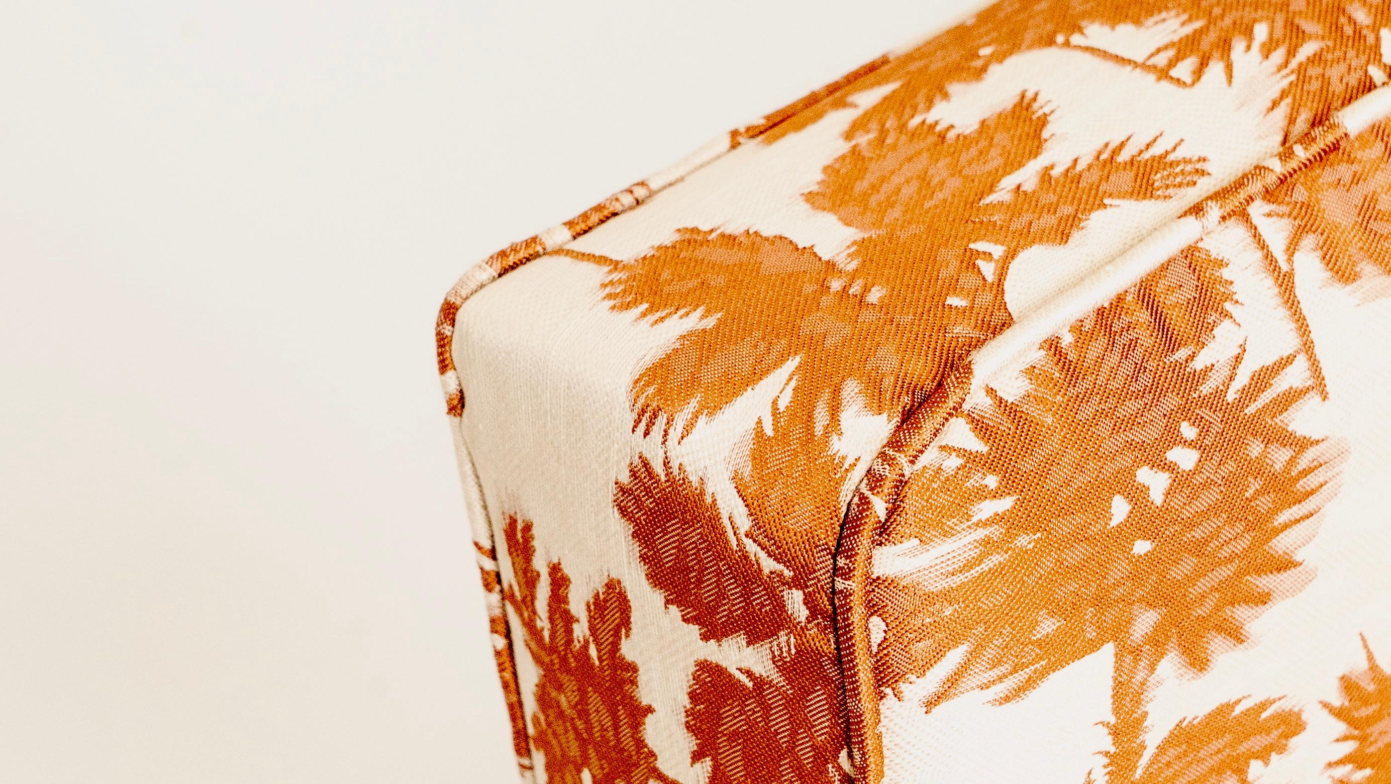 Fabric Py Armachair by Atelier Linné For Sale