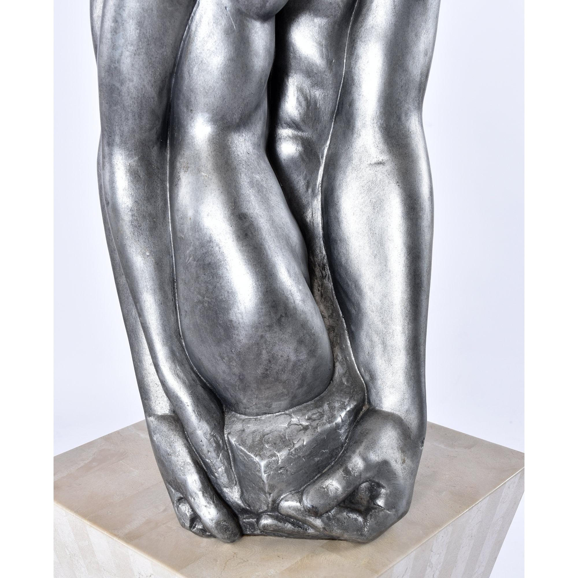 Pygmalion und Galatea Moderne Skulptur des kubanischen Künstlers Manuel Carbonell im Angebot 2