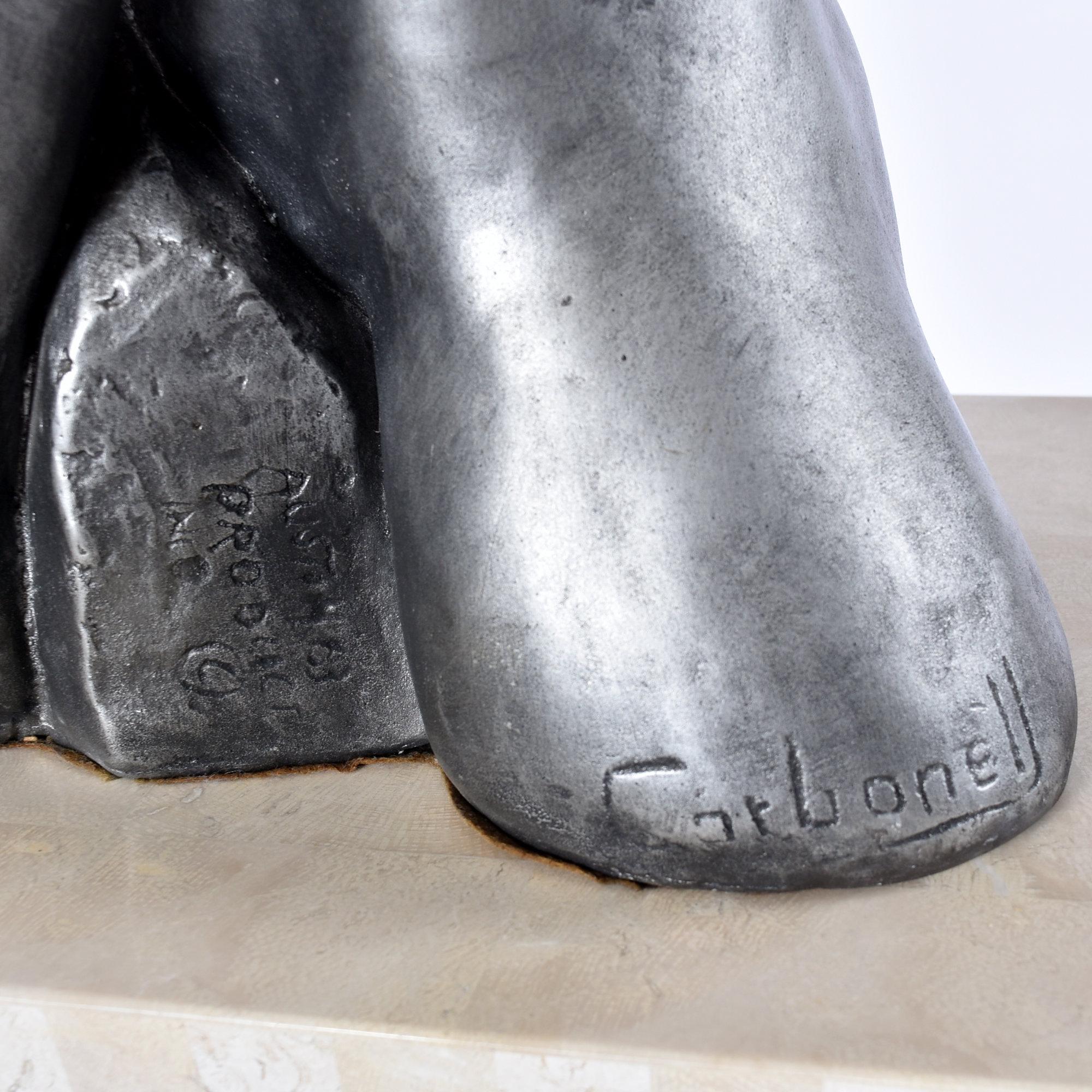 Pygmalion und Galatea Moderne Skulptur des kubanischen Künstlers Manuel Carbonell im Angebot 3