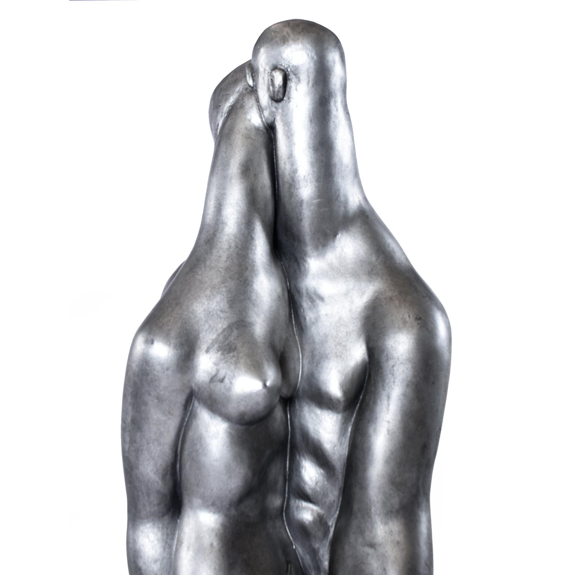 Pygmalion und Galatea Moderne Skulptur des kubanischen Künstlers Manuel Carbonell im Zustand „Hervorragend“ im Angebot in Chattanooga, TN