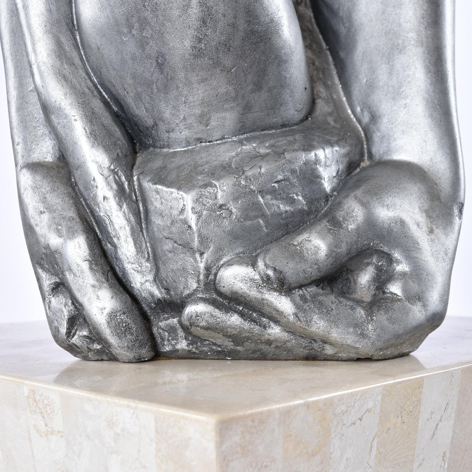 Pygmalion und Galatea Moderne Skulptur des kubanischen Künstlers Manuel Carbonell im Angebot 1