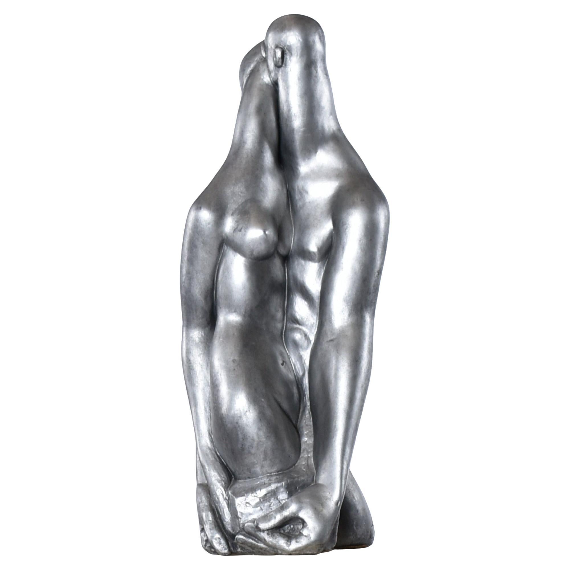 Pygmalion und Galatea Moderne Skulptur des kubanischen Künstlers Manuel Carbonell im Angebot