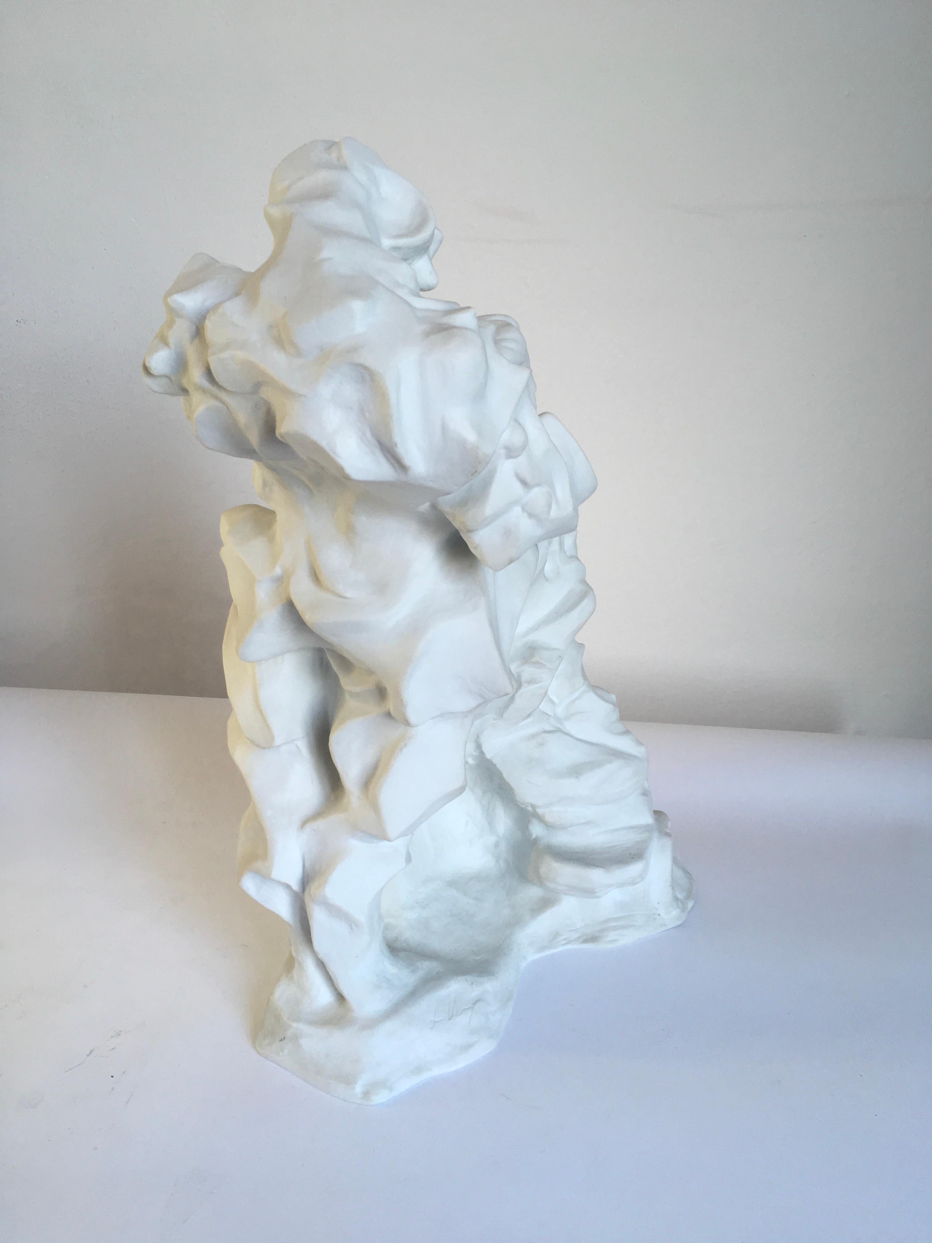 Italian Pygmalion Porcelain Sculpture by Sandro Chia Rosenthal 1989 Studio Line For Sale