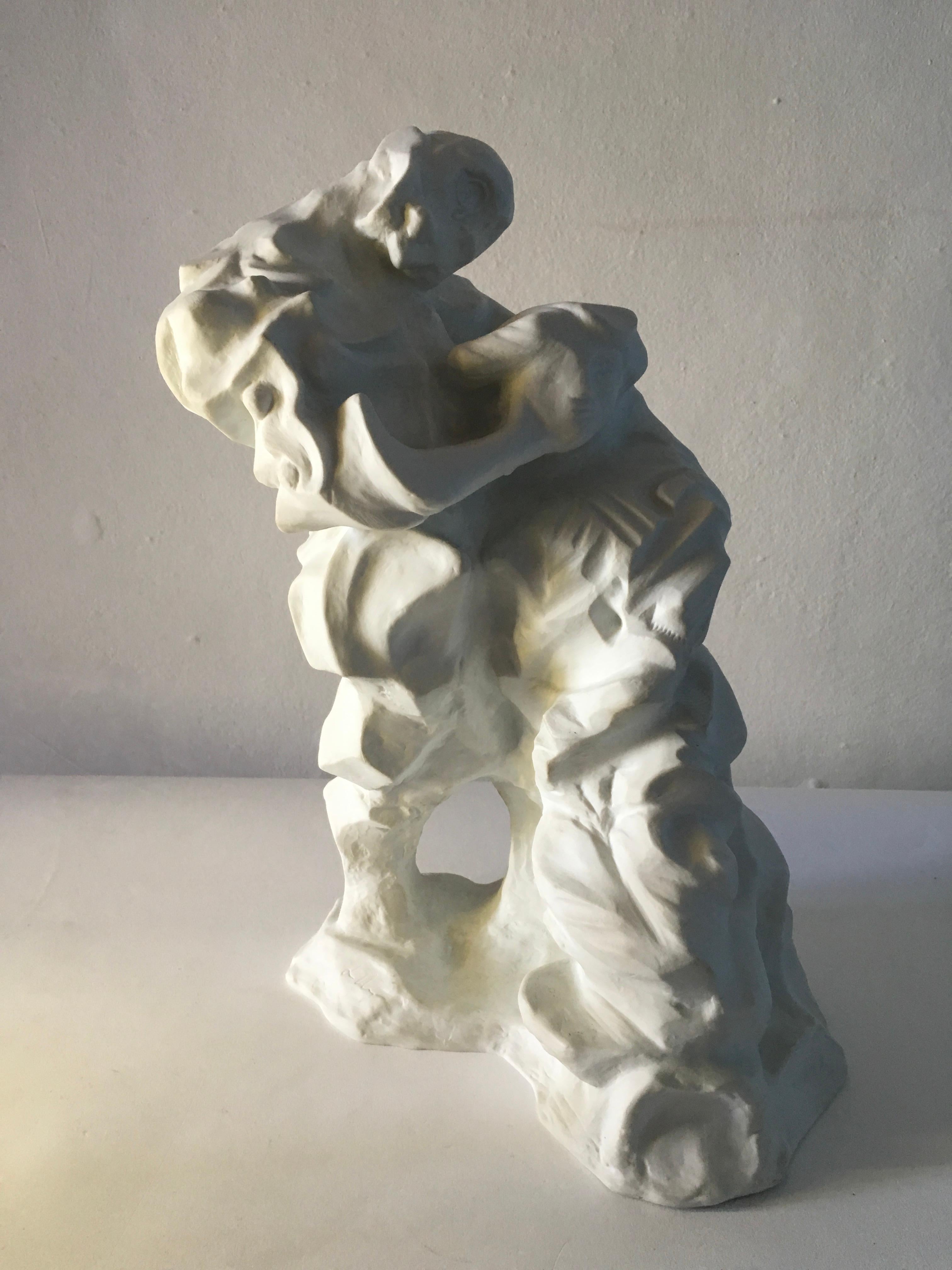 Pygmalion Porcelain Sculpture by Sandro Chia Rosenthal 1989 Studio Line In Excellent Condition For Sale In Milan, Italy