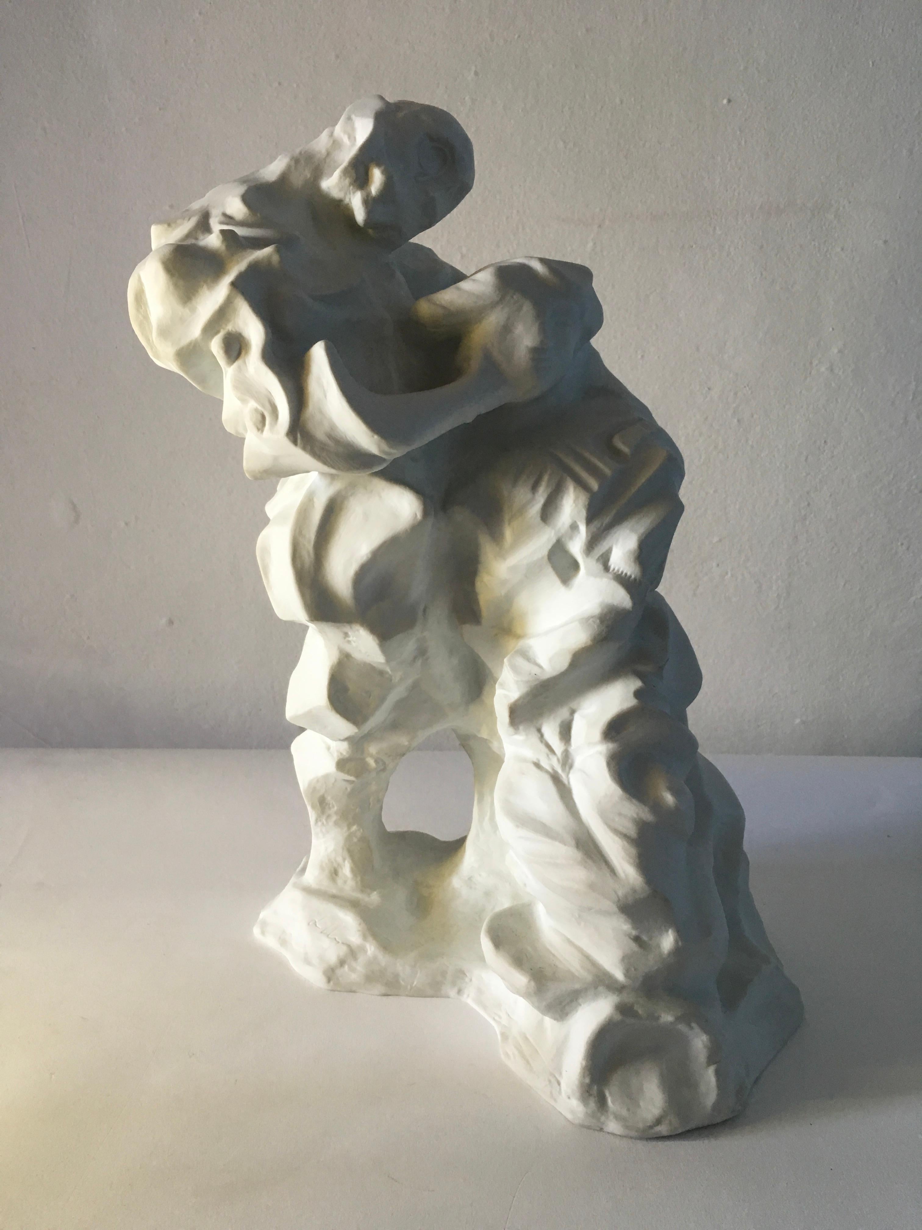 Late 20th Century Pygmalion Porcelain Sculpture by Sandro Chia Rosenthal 1989 Studio Line For Sale