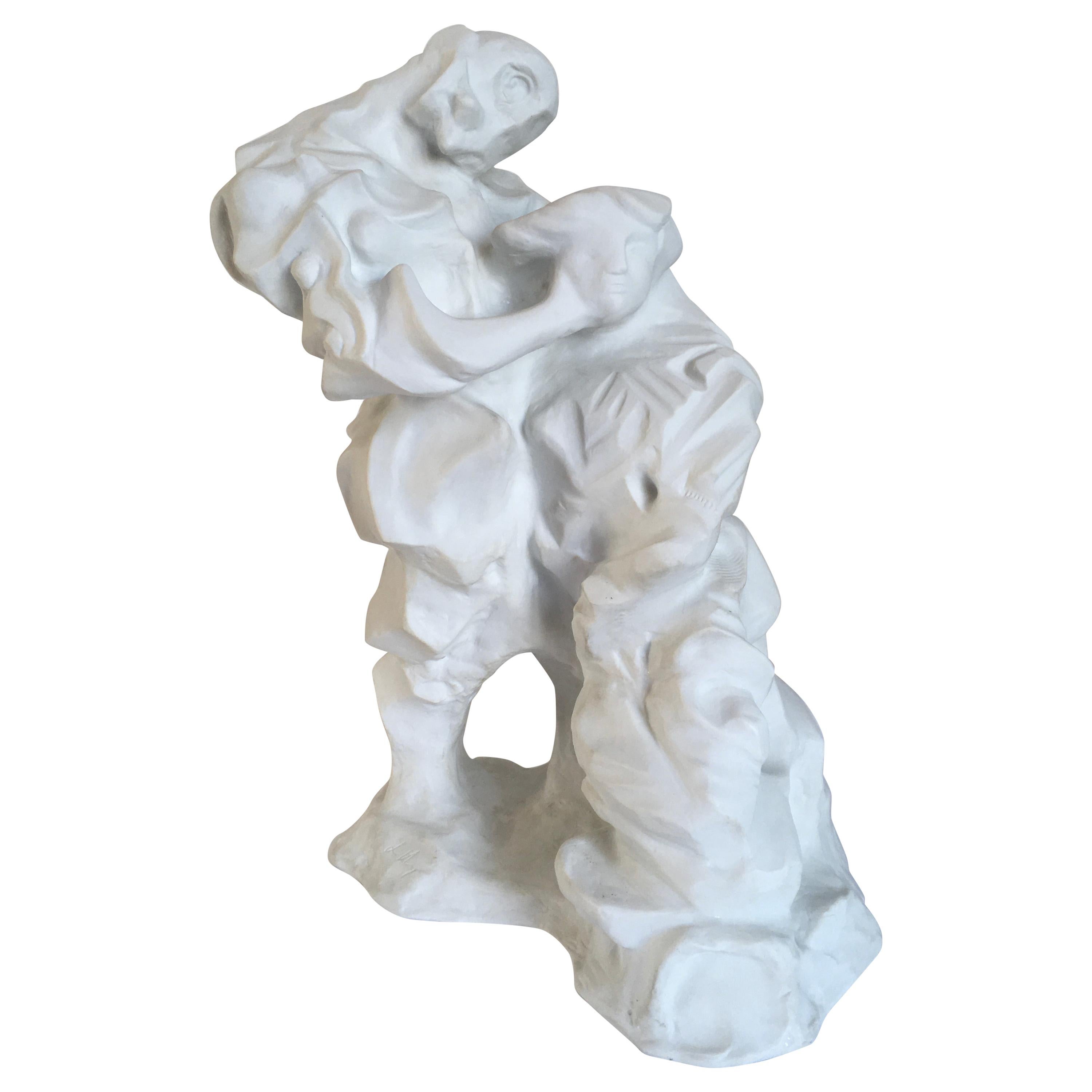 Pygmalion Porcelain Sculpture by Sandro Chia Rosenthal 1989 Studio Line For Sale