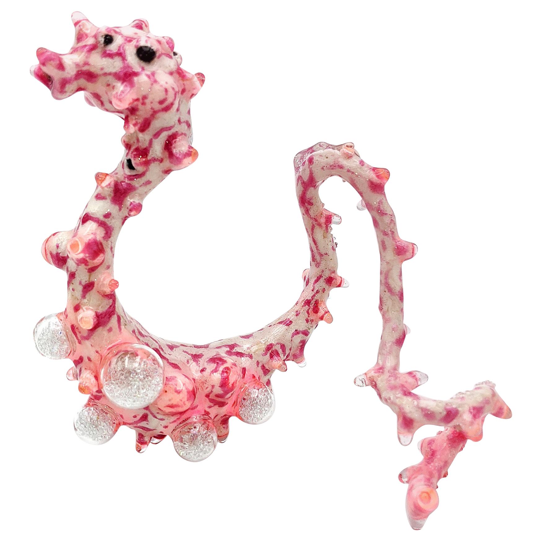 Carolina Gomes Pygmy Seahorse Bracelet in Pigment and Mixed Materials For Sale