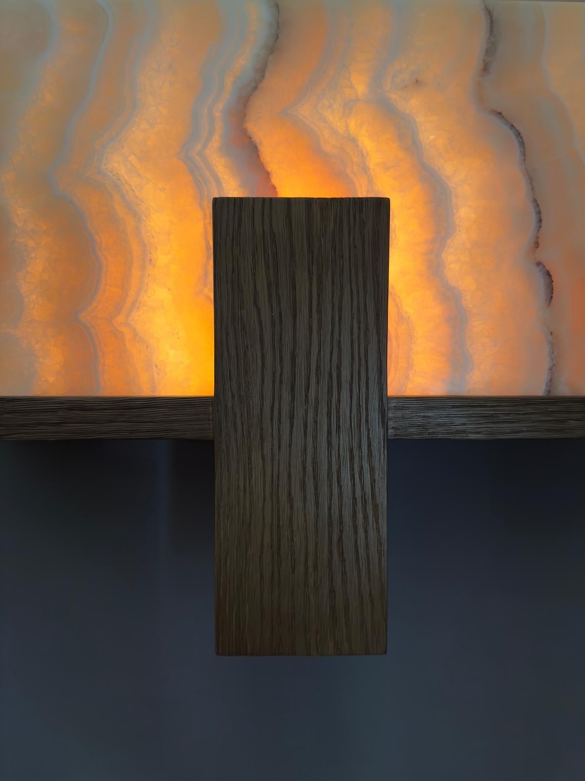 Ebanizzato Pylon Sconce H. in vendita
