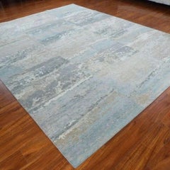 Pylos Modern Hand-Knotted Wool & Silk Rug – 8' x 10'
