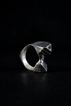 Pyramid (Emerald, 10K Gold Ring) by Ken Fury